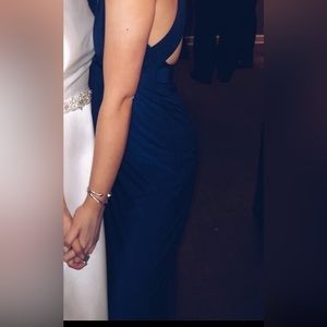 Navy blue wrap dress. Worn once. Great condition.